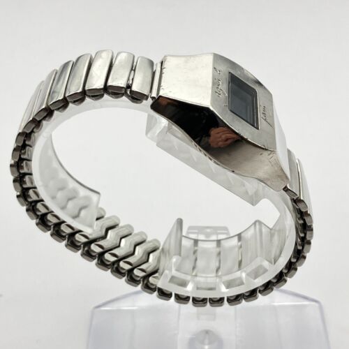 agnis b. orologio da polso donna digitale retrò argento acciaio inox antico - Foto 3 di 9