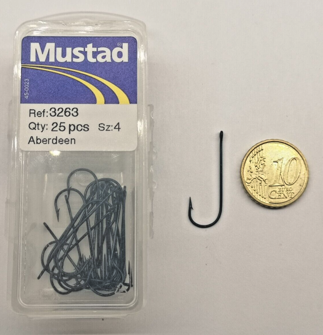 MUSTAD Aberdeen Eyelet Loops 3263 Size Pieces 25 FA245
