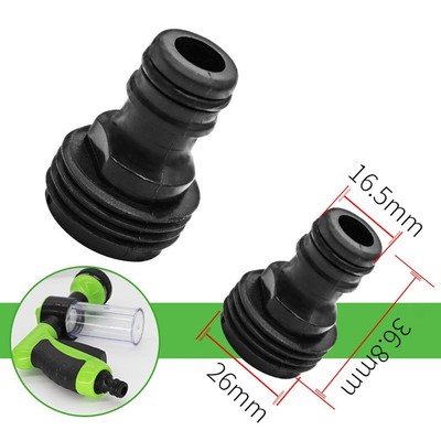 3/4 Quick Connector 2PCS Male Threaded Hose Pipe Adapter For Garden Irrigation