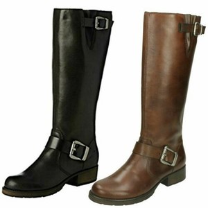 rieker brown knee high boots