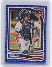 2024 Panini Stars & Stripes #49 Teagan Scott Blue Disco #/149