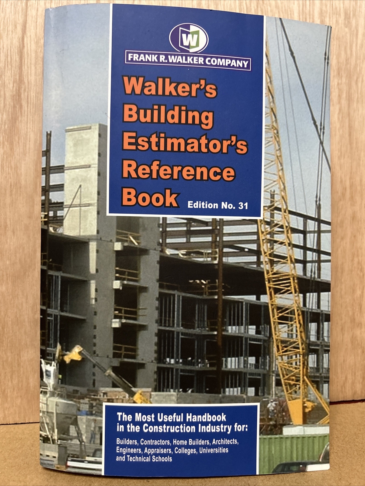 Walker's Building Estimator's Reference Book 31st Edition 9780911592313 eBay