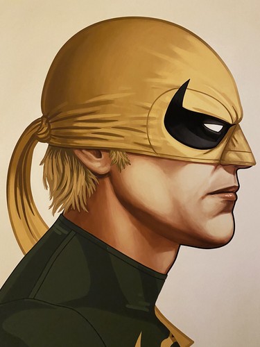 Mondo Marvel Comics Iron Fist By Mike Mitchell Portrait Print Giclee - 12x16” - Picture 2 of 6