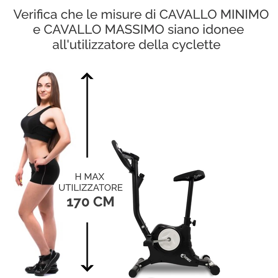 CYCLETTE EASY BELT CARDIOFREQUENZIMETRO BICI DA CAMERA CASA HOME FITNESS - Immagine 4 di 4