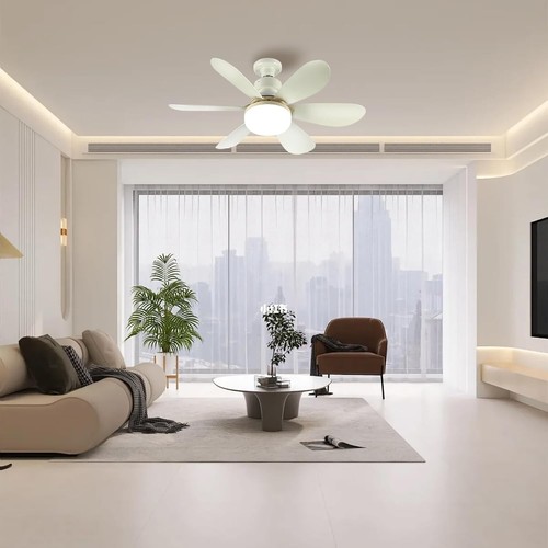 52CM Ceiling Fan with Light and Remote, Screw in Ceiling Fan in Light for Socket - Picture 7 of 9