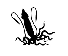 6.5" X 4.8" Squid Vinyl Decal Sticker for Car Bumper Truck Door Home Window Wall