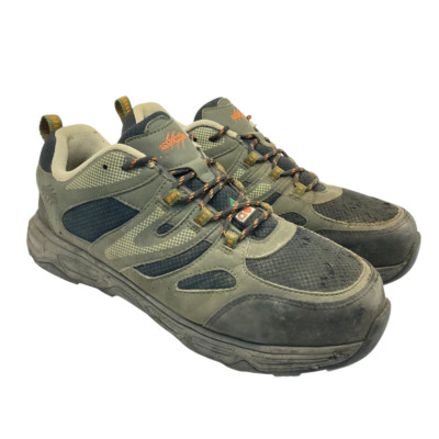 AGGRESSOR Mens Low-Cut Steel Toe Steel Plate Safety Work Shoes 2000 Grey 10.5M