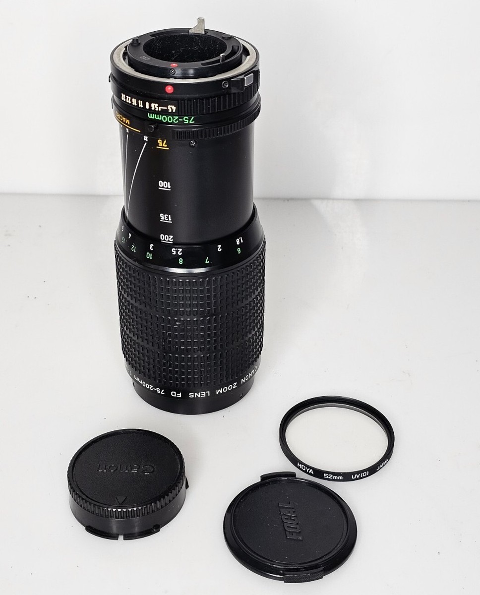 K3121【Canon】ZOOMLENS FD75-200mm New FD75-200mm f/4.5 - Canon Camera Museum