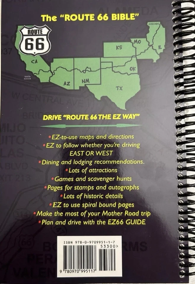 Route 66 EZ 66 GUIDE FOR TRAVELERS 5th EDITION By Author Jerry Mcclanahan - Image 3 of 4