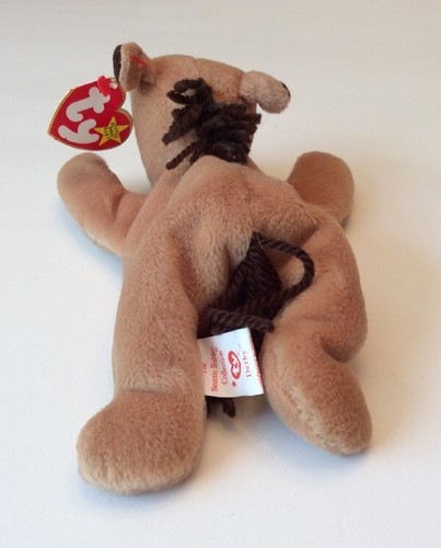Ty Beanie Babies Baby DERBY Horse YARN MANE HAIR MWMT - Picture 4 of 5