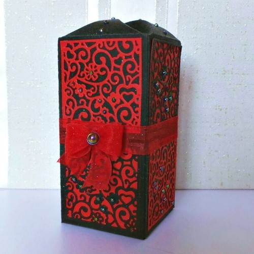 Platz Blütenblatt Box Metall Stanzen Stanzform Schablone Diy Scrapbooking Karten - Bild 4 von 6