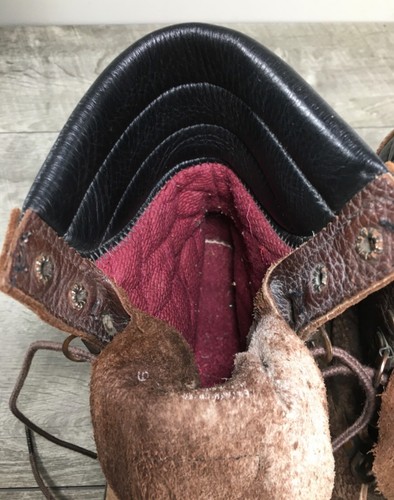 Vintage Irish Setter Sport Upland Work Mens Hunting Brown Leather Boots Size 9 - Picture 10 of 12
