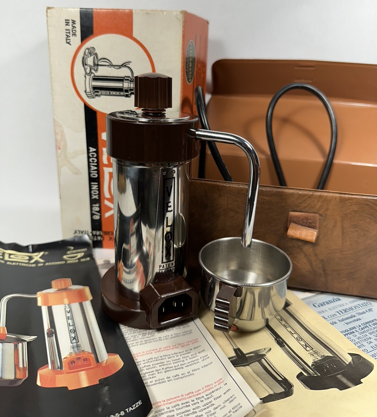Vintage Velox Electric Espresso Coffee Maker eBay