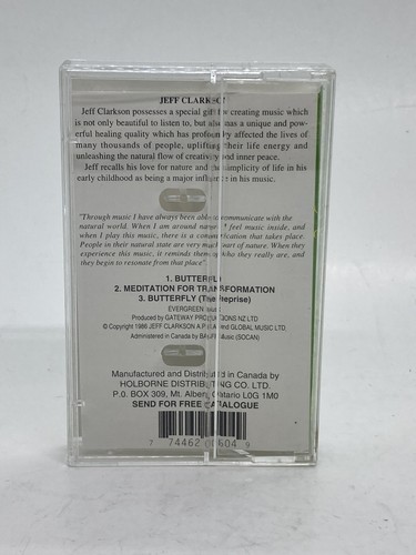 Very Rare Jeff Clarkson Butterfly Meditation For Transformation Cassette Tape 3 - Picture 6 of 6
