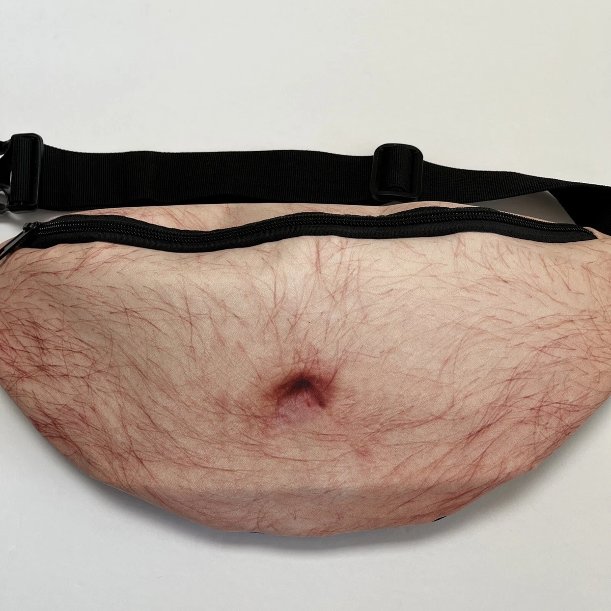 Hairy Belly FANNY PACK Novelty Dad Bag Body Waist Bags 15x7 inch