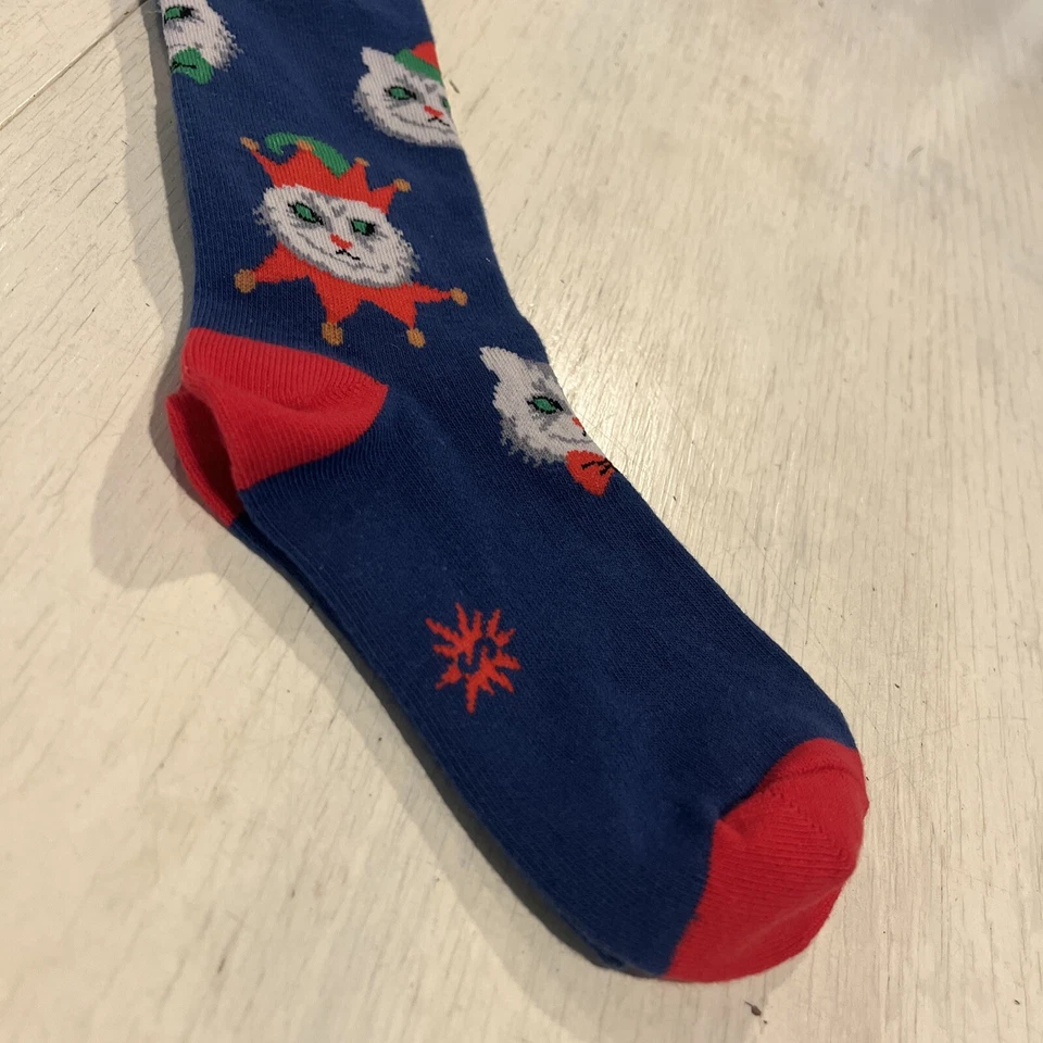 Calcetines hasta la rodilla Sock It To Me Junior Novedad Gatos ~ NUEVOS CON ETIQUETAS Foto 4 de 4