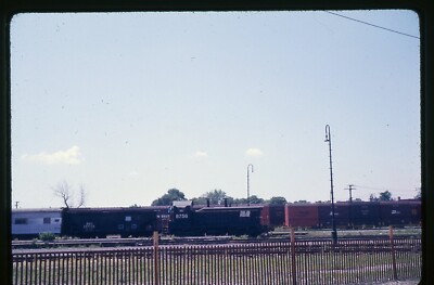 Railroad Slide - Penn Central #8756 Switcher Locomotive 1976 MC Station Detroit