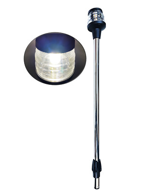 Pactrade Marine Boat White LED All Round Anchor Navigation Light 250LM IP65 12V