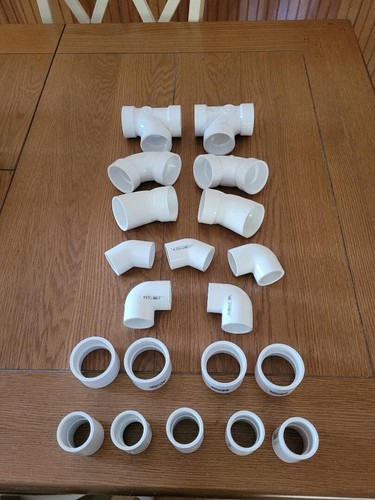Mixed Lot (20) of PVC Plumbing Supplies - Canplas - Charlotte