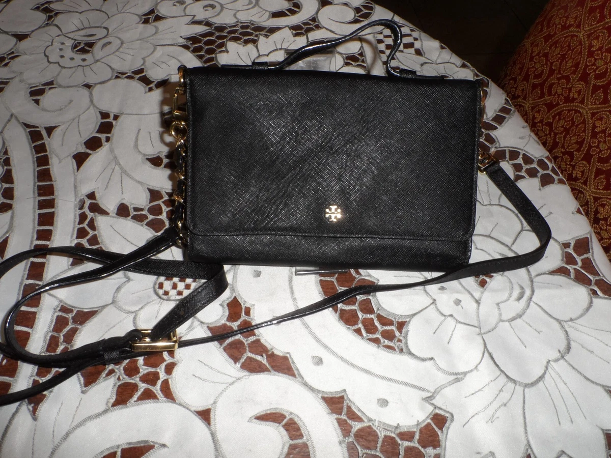 Wallet On Chain Saffiano Leather Black