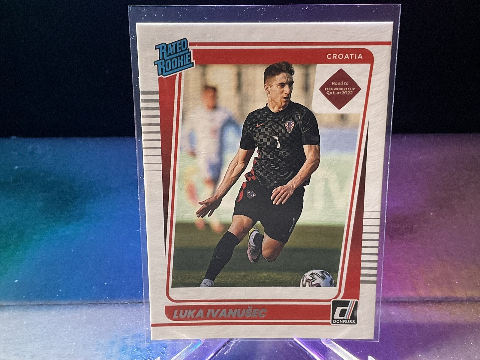 🔥🔥🔥2021-22 Donruss Luka Ivanusec 🇭🇷 Rated Rookie Croatia Midfielder #200⚽️