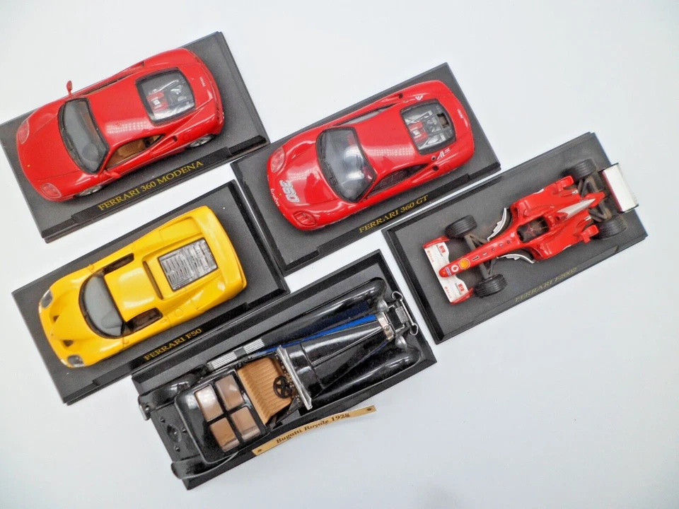 Ferrari F2002 F50 360 Gt 360 modena  Bugatti Vintage 1999 Scala 1/43 - Immagine 2 di 4