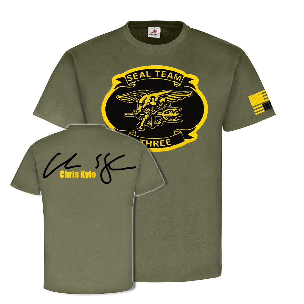 KEEN Cecchino Seal Team Three Infidel Sniper Navyl T shirt #25531