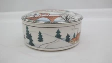 Studio Nova Winter Holiday Season Porcelain Candy Dish   683 S1
