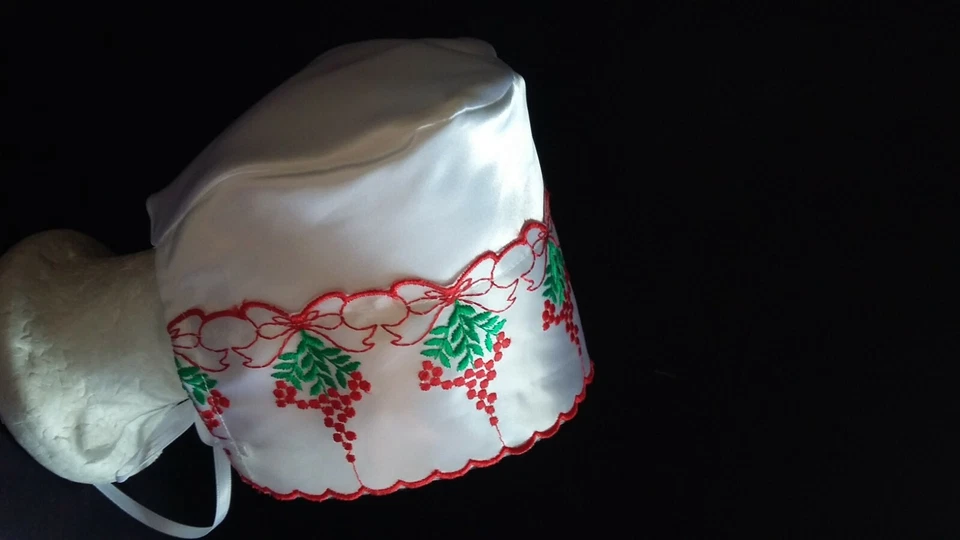 Gorro navideño marfil para bebés niños pequeños niñas talla 0-6M 6-12M 12-18M Foto 4 de 4