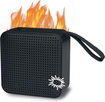 Fireplace Crackler Sound Box for Electric Fireplace, 2 in 1 Realistic Rechargeab