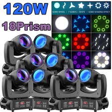 150W Mini LED Moving Head Beam Sharpy Light 18 Prism DMX DJ Stage Light Disco