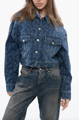 NWOT Isabel Marant ETOILE Denim Cropped Jacket EU 34/XS $435