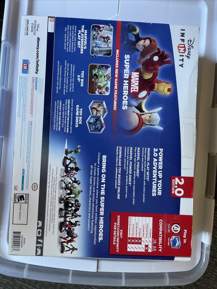 Disney Infinity Marvel Super Heroes Game Starter Pack Wii U 2.0 New