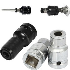 Impact Socket Adapter 1/2 To 1/4 1/4 3/8 Square Nut Quick Wrench Ratchet Adapter
