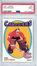 1971	Topps	Ken	Dryden	45	PSA 9	Canadien	12278