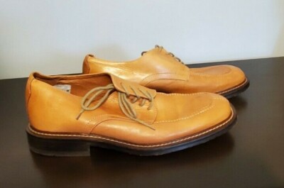 Vero Cuoio Lav. Artigiana Aldo Tan Leather Oxfords Men display picture 2