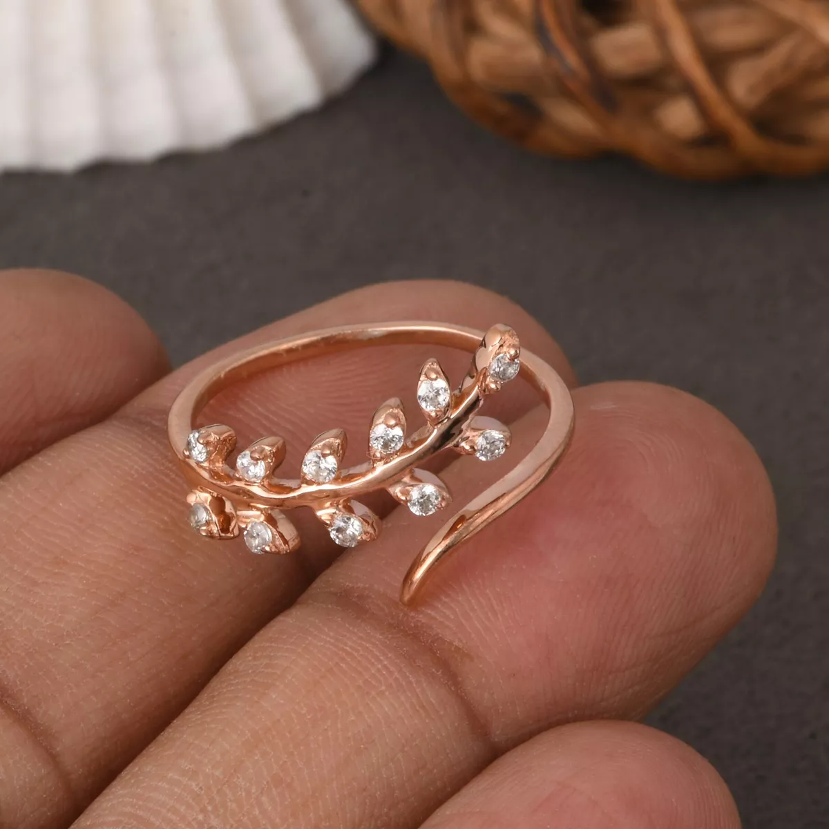 Self Defense Ring for Women Rose Flower Shape Ring Adjustable Open