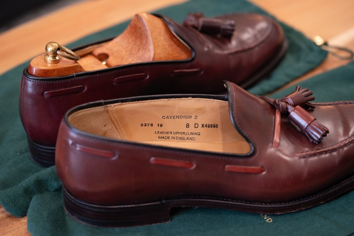 Crockett & Jones Burgundy Cordovan Cavendish 2 Tassel Crockett & Jones Burgundy Cordovan Cavendish 2 Tassel