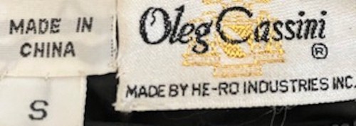 Top Raro Vintage Oleg Cassini con cuentas y lentejuelas. Talla S - Imagen 6 de 6