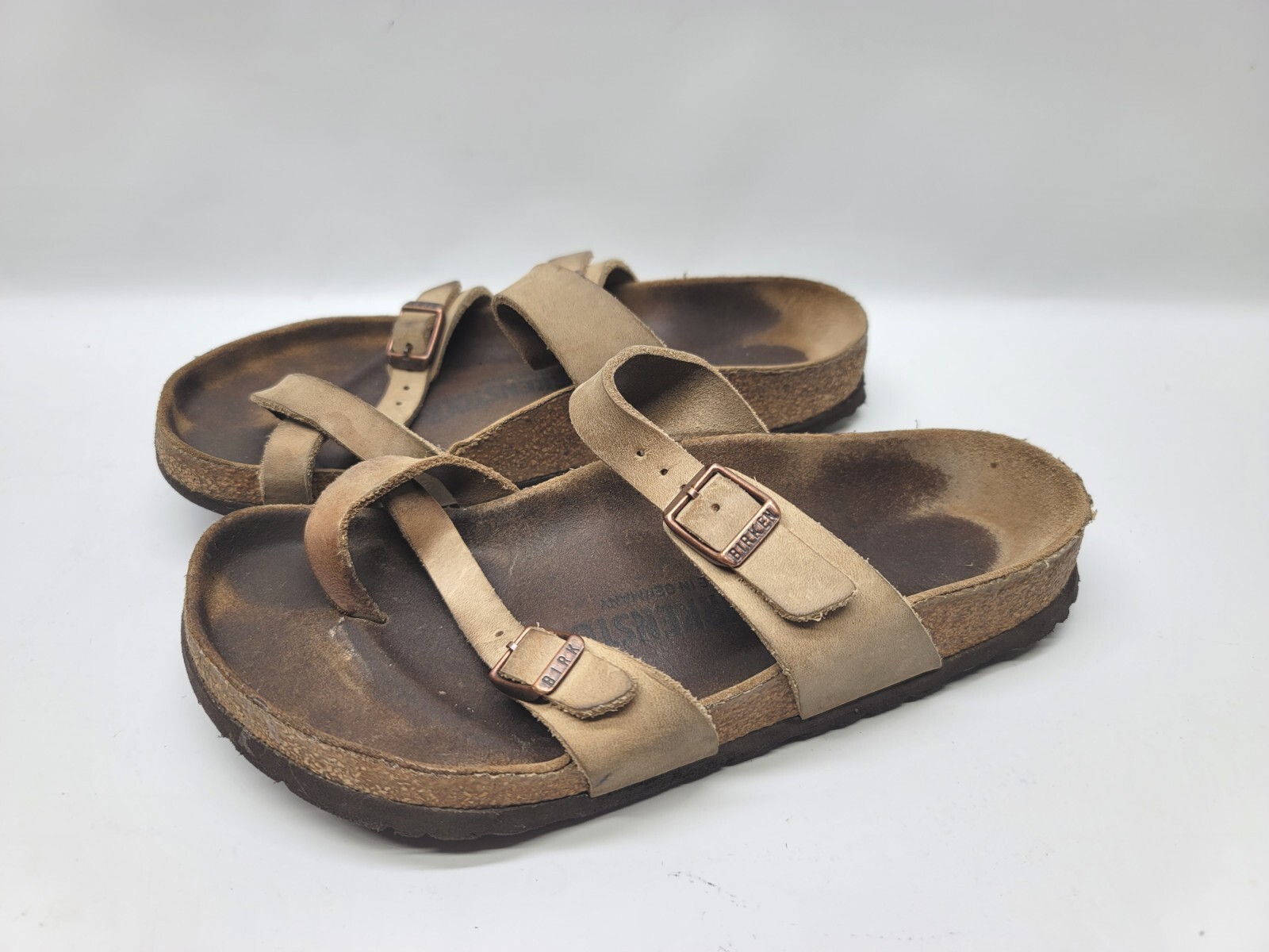 Women's Birkenstock Mayari Brown Leather oiled Sandals Size 36 ( Women's 5)  230 | eBay