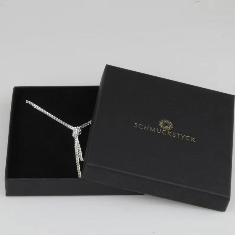 Y-Collier silber | Y-Panzerkette silber | Schmuckstyck - Bild 3 von 4