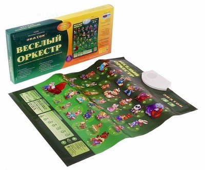 Знаток электр.озвуч. плакат 'веселый оркестр' (6925108700291)