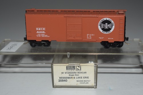 Coche de carga de una sola puerta escala N MTL Bessemer & Lake Erie 40' 81005 C49192 | Zustand: Used