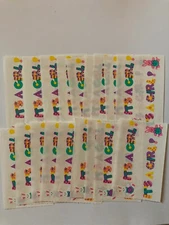 Mrs. Grossman’s Lot Of 18 Mods ITS A GIRL Scrapbook Stickers
