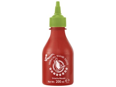200ml Sriracha Chilisauce mit Wasabi - MhD-Ware reduziert
