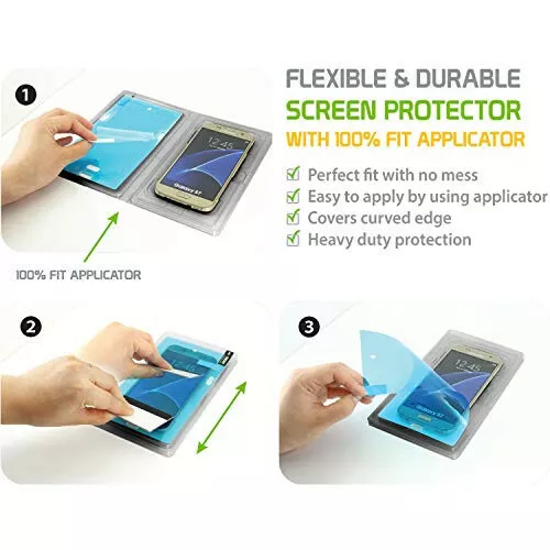 Protector Pantalla Cellet para Samsung Galaxy S7, Pantalla Poliuretano Alta Densidad  Foto 3 de 4