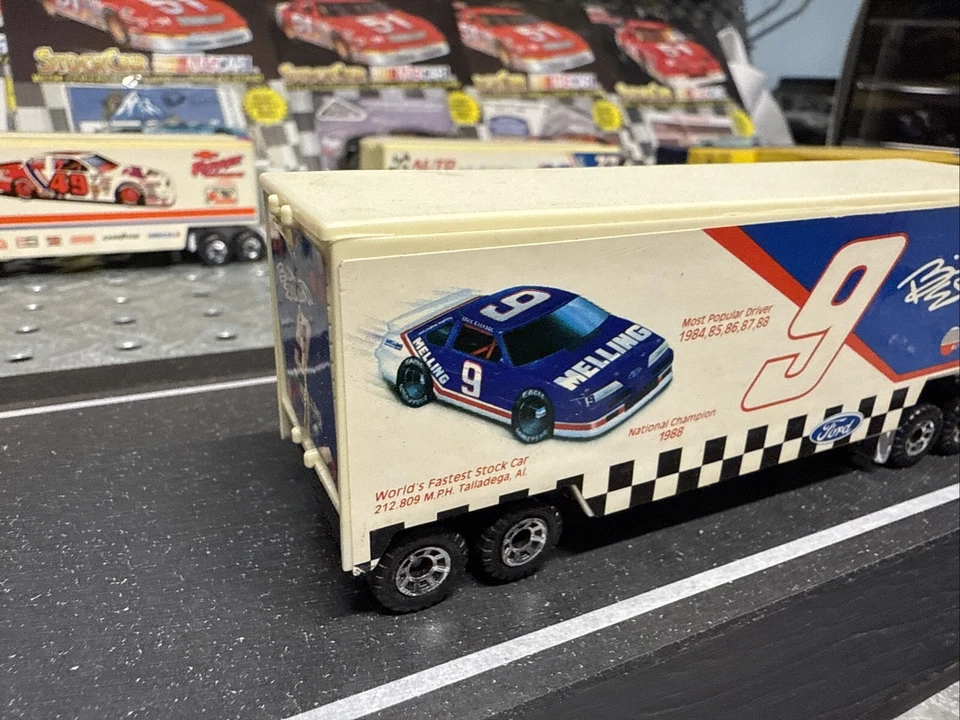 1991 Matchbox ~ Билл Эллиотт #9 ~ Melling транспорта масштаб 1:100 - Изображение 4 из 4