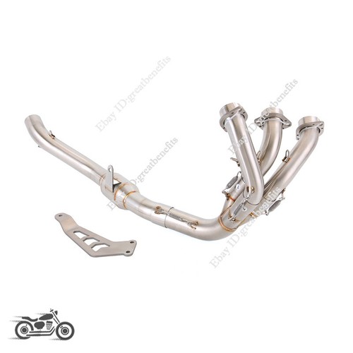 Full Exhaust System Header Pipe Muffler Escape For Yamaha MT-09 FZ09 2020-2023 - Picture 10 of 11