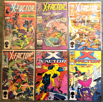 X-Factor #4, 7, 8, 9, 11 & 12, Marvel Comics
