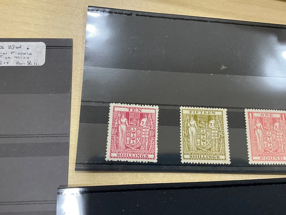 Nueva Zelanda Samoa Occidental Niue Islas Cook £1 10s 22 sellos MNH MLH. N73 Foto 3 de 4